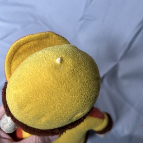 Vintage Knickerbocker 14” Curious George Plush Stuffed Animal Monkey Yellow - Picture 9 of 10